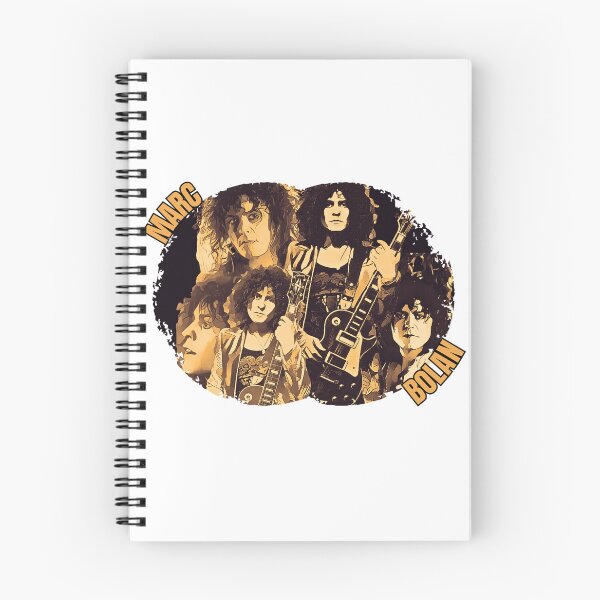Item preview, Marc Bolan five close-up poses collage Tee Shirt designed and sold by TheThriftyBrit.