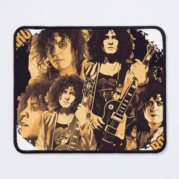 Item preview, Marc Bolan five close-up poses collage Tee Shirt designed and sold by TheThriftyBrit.