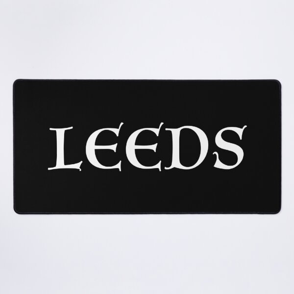 Item preview, Leeds old medieval style text (White) designed and sold by STUDIO-72.