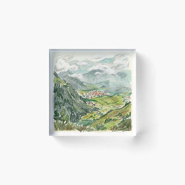 Item preview, Where the valley holds a village designed and sold by CristianCEB.