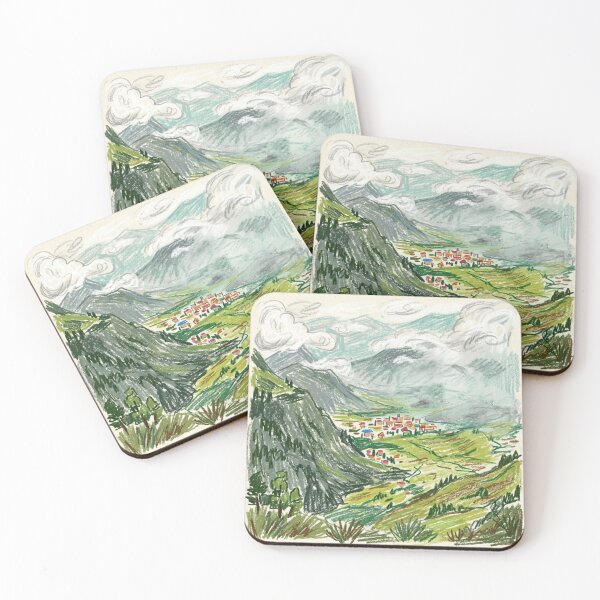 Item preview, Where the valley holds a village designed and sold by CristianCEB.
