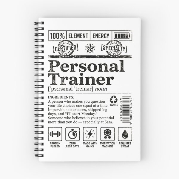 Item preview, Funny Personal Trainer Definition Label Vintage | Gym Coach Gift designed and sold by pretty4u.