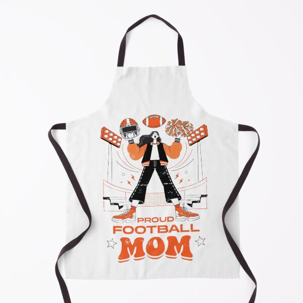 Item preview, Proud Football Mom Orange Game Day Cheer Design designed and sold by DariaOltes.