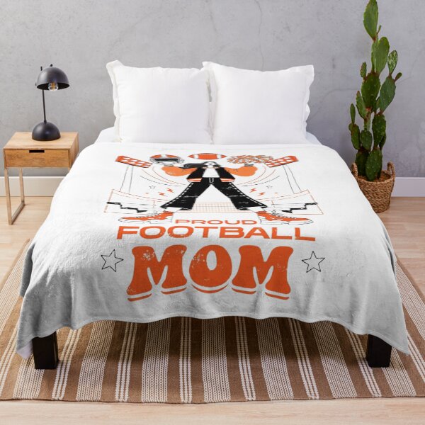 Item preview, Proud Football Mom Orange Game Day Cheer Design designed and sold by DariaOltes.
