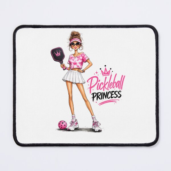 Item preview, Pickleball Princess Cute Pink Graphic Design for Cool Moms and Players designed and sold by Dinaelsherkawy.