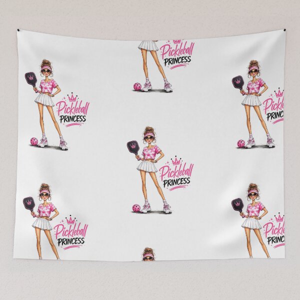 Item preview, Pickleball Princess Cute Pink Graphic Design for Cool Moms and Players designed and sold by Dinaelsherkawy.