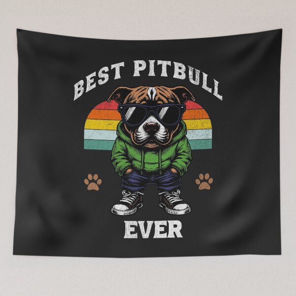 Item preview, Best Pitbull Ever Cool Dog Design designed and sold by PawPlanetPro.