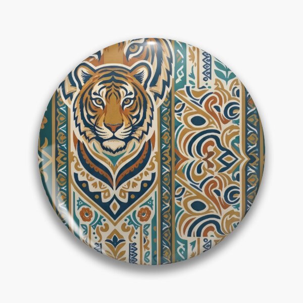 Item preview, Royal Bengal Tiger Artistic Pattern" designed and sold by mdsakibhossain.