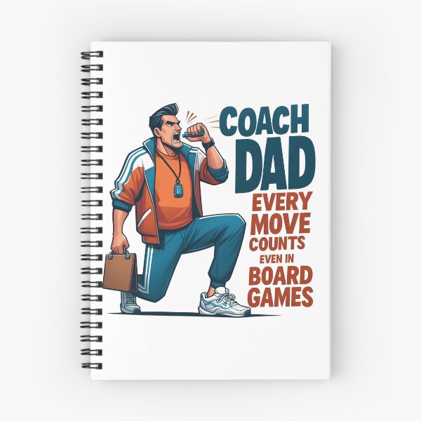 Item preview, Coach Dad Every Move Counts Even Board Games designed and sold by grenithh.