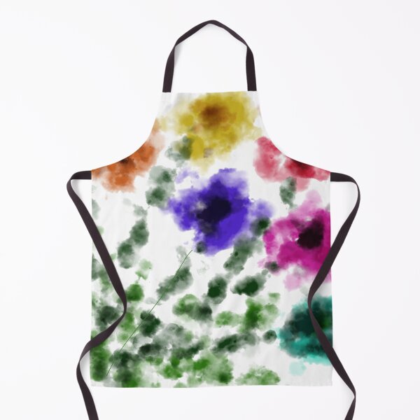 Item preview, Abstract Watercolor Wildflower Bouquet Digital Art designed and sold by BalkanBloom.