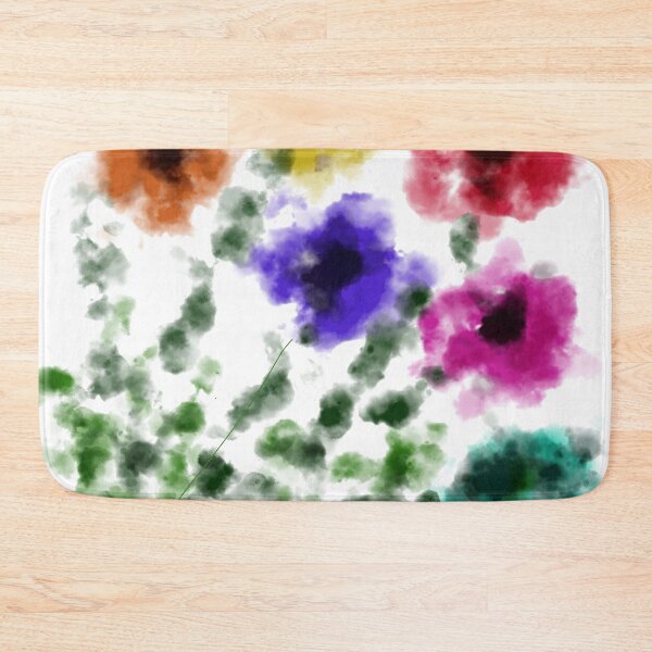 Item preview, Abstract Watercolor Wildflower Bouquet Digital Art designed and sold by BalkanBloom.