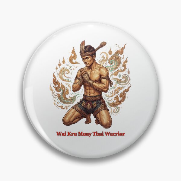 Item preview, Sacred Wai Kru Muay Thai Warrior Vintage Illustration designed and sold by Ponsak.