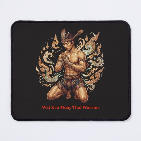Item preview, Sacred Wai Kru Muay Thai Warrior Vintage Illustration designed and sold by Ponsak.