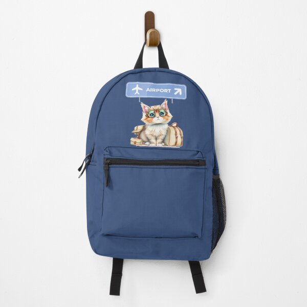 Item preview, Bon Voyage Cute Cat Airport Summer Vacation designed and sold by hoodiehood.