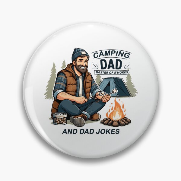 Item preview, Camping Dad Master Of Smores And Dad Jokes designed and sold by grenithh.