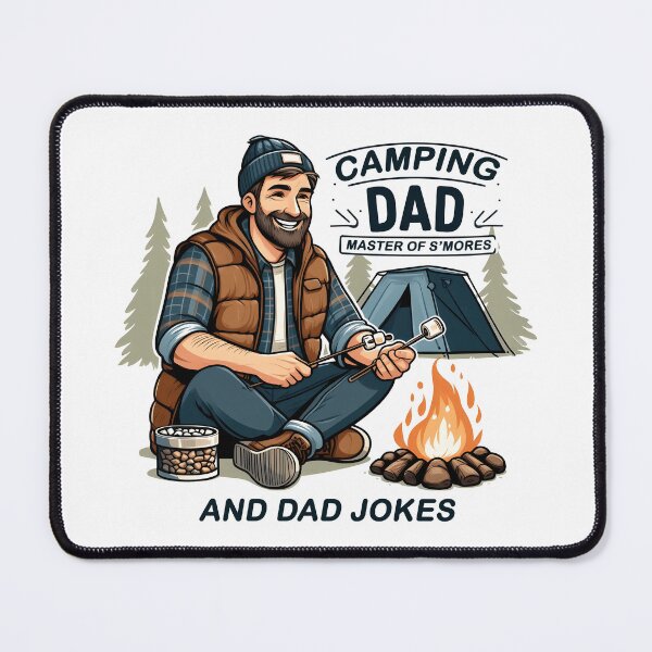 Item preview, Camping Dad Master Of Smores And Dad Jokes designed and sold by grenithh.