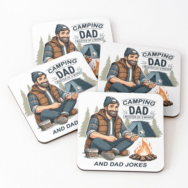 Item preview, Camping Dad Master Of Smores And Dad Jokes designed and sold by grenithh.