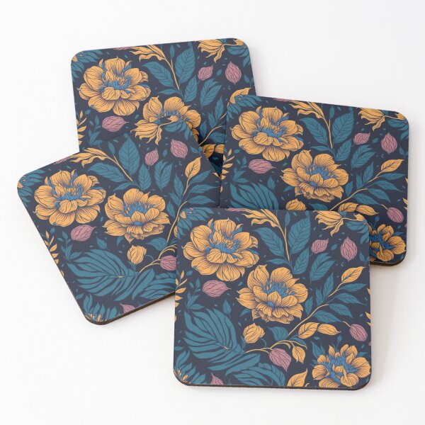 Item preview, Orange Floral Dark Academia designed and sold by The Painted Lamb.