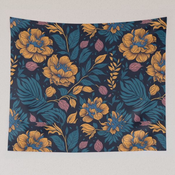 Item preview, Orange Floral Dark Academia designed and sold by The Painted Lamb.