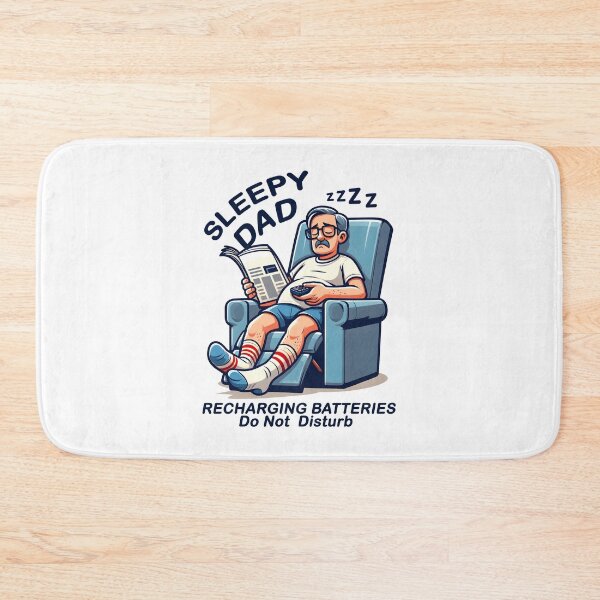 Item preview, Sleepy Dad Recharging Batteries Do Not Disturb designed and sold by grenithh.