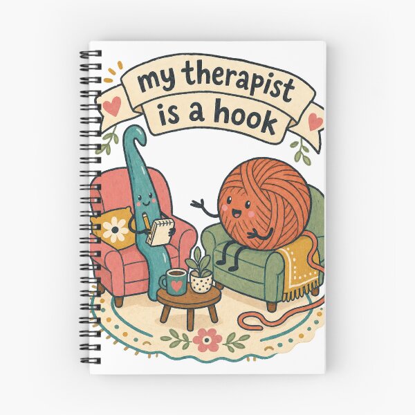 Item preview, My Therapist Is a Crochet Hook designed and sold by VisualArtsOasis.