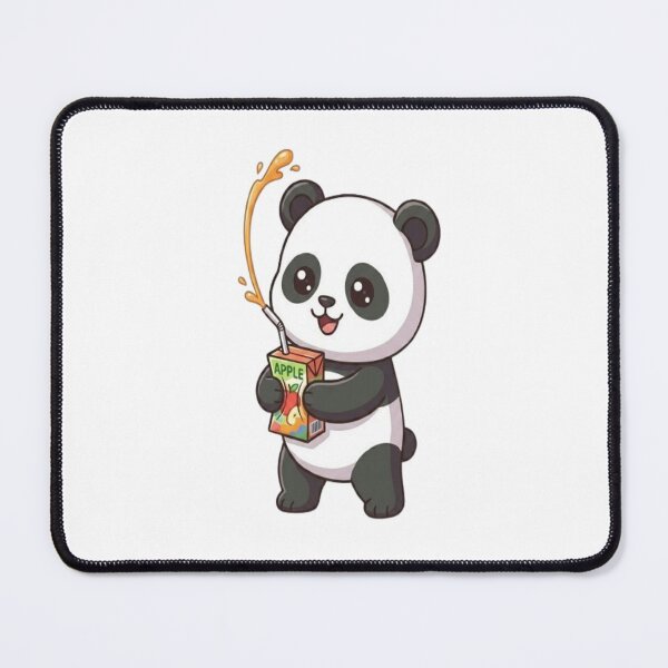 Item preview, Cute Panda Drinking Apple Juice designed and sold by Ella_Sketch.