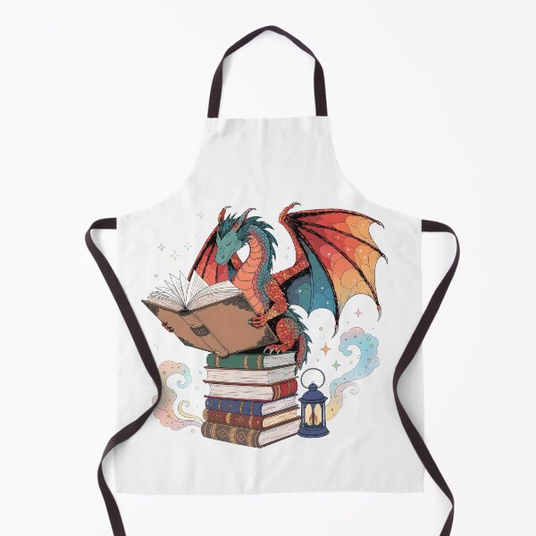 Item preview, Bookish Dragon Reading Fantasy Books designed and sold by DariaOltes.