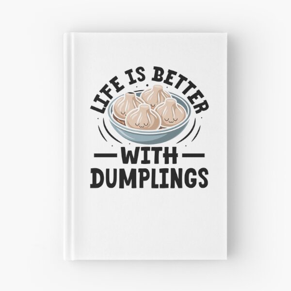 Item preview, Life Is Better with Dumplings – Cute Kawaii Bowl designed and sold by EmeraldeaArt.