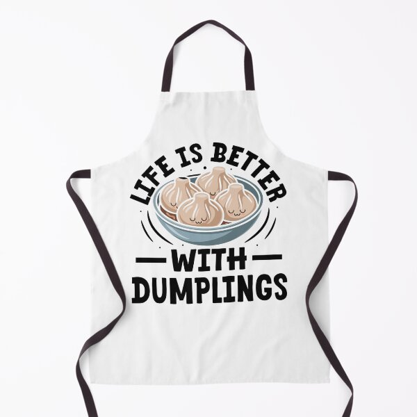 Item preview, Life Is Better with Dumplings – Cute Kawaii Bowl designed and sold by EmeraldeaArt.