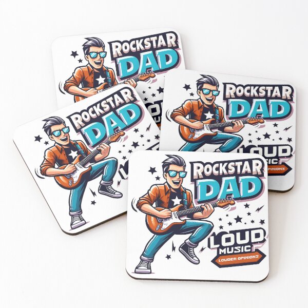 Item preview, Rockstar Dad Loud Music Louder Opinions designed and sold by grenithh.