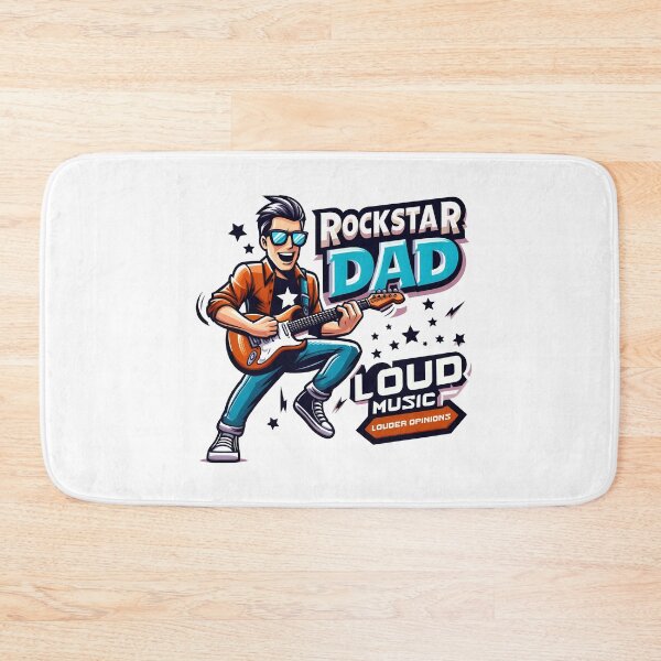 Item preview, Rockstar Dad Loud Music Louder Opinions designed and sold by grenithh.