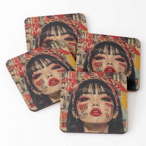 Item preview, Urban Japanese Graffiti Portrait designed and sold by PureVibeStudio.