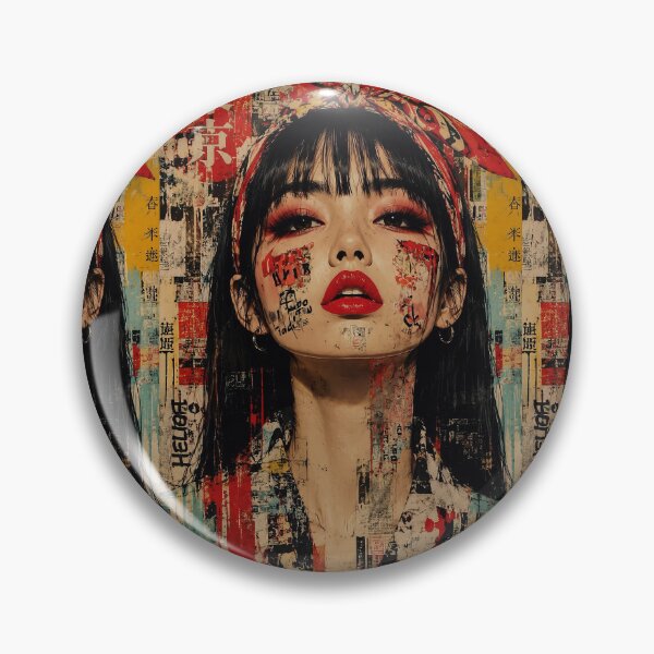 Item preview, Urban Japanese Graffiti Portrait designed and sold by PureVibeStudio.