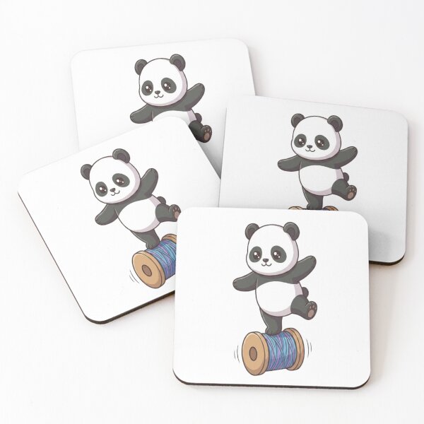 Item preview, Cute Kawaii Panda Balancing Spool designed and sold by Ella_Sketch.