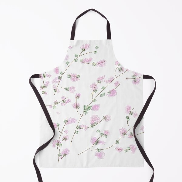 Item preview, Stylized Pink Blossom Branches on White designed and sold by BalkanBloom.