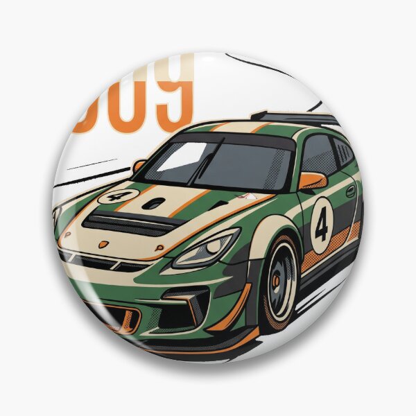 Item preview, Nurburgring 2009 Retro Racing GT Coupe Poster No. 4 designed and sold by negruj.