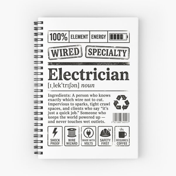 Item preview, Funny Electrician Definition Label Vintage | Electrician Gift designed and sold by pretty4u.