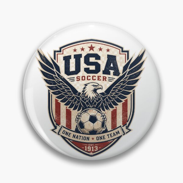 Item preview, USA Soccer Eagle Crest | Patriotic Football Fan Design designed and sold by LEOdesignerArt.