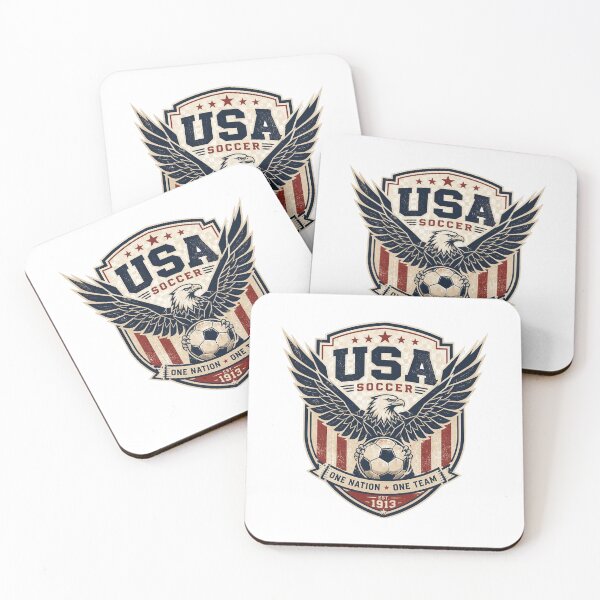 Item preview, USA Soccer Eagle Crest | Patriotic Football Fan Design designed and sold by LEOdesignerArt.