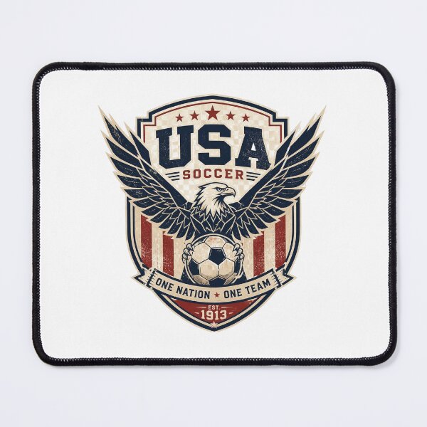 Item preview, USA Soccer Eagle Crest | Patriotic Football Fan Design designed and sold by LEOdesignerArt.