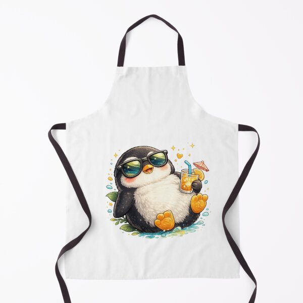 Item preview, Cute Summer Penguin with Sunglasses | Tropical Vacation Cartoon designed and sold by AMIR PRO .