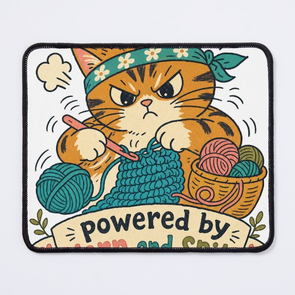 Item preview, Powered by Yarn and Spite designed and sold by VisualArtsOasis.