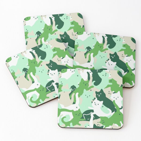 Item preview, Army Green Cat Camo designed and sold by Tobe Fonseca®.