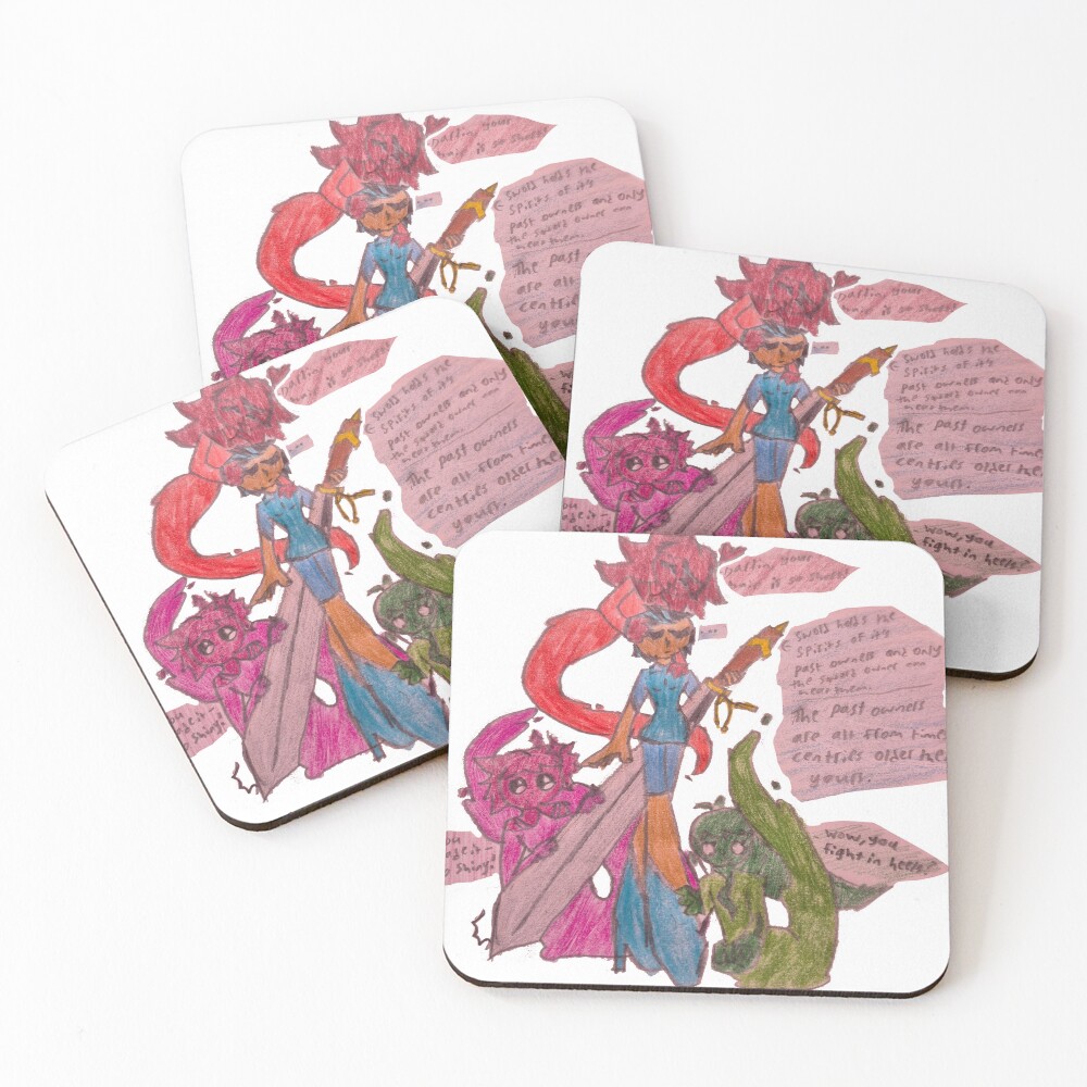 Item preview, Coasters (Set of 4) designed and sold by RadiatedSkull.