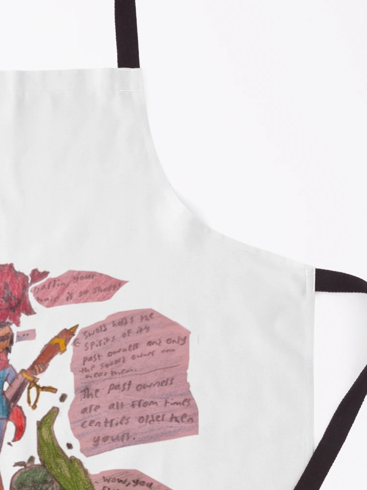 Thumbnail 3 of 6, Apron, 3 ghosts, one sword designed and sold by RadiatedSkull.