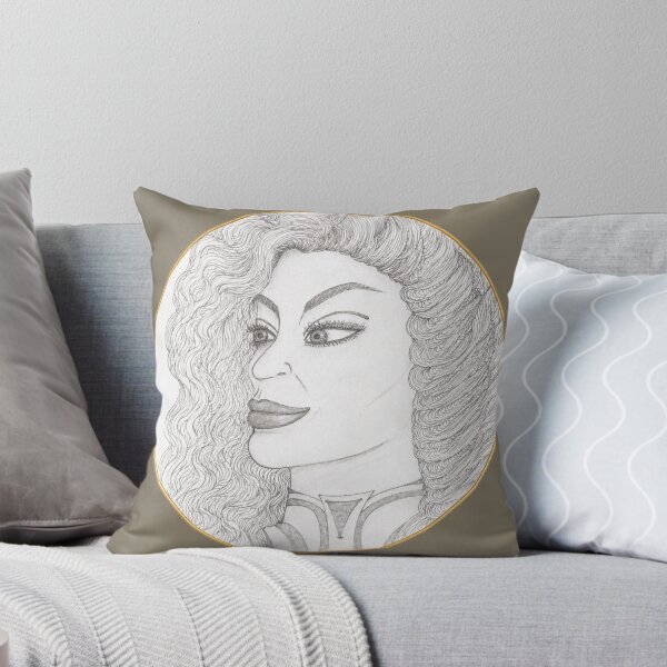 Item preview, Voluminous Curly Hair Portrait designed and sold by mimiartes.