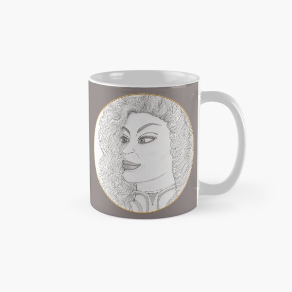 Item preview, Voluminous Curly Hair Portrait designed and sold by mimiartes.