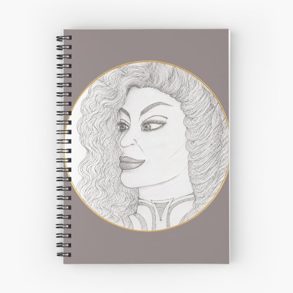 Item preview, Voluminous Curly Hair Portrait designed and sold by mimiartes.