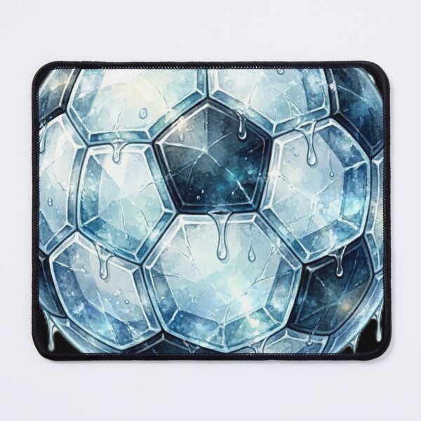 Item preview, Frozen Ice Soccer Ball - Melting Crystal Football Design designed and sold by Interactive-Art.