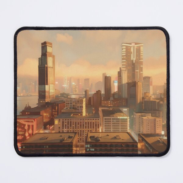 Item preview, Hong Kong sunset golden hour designed and sold by - Designspace -.